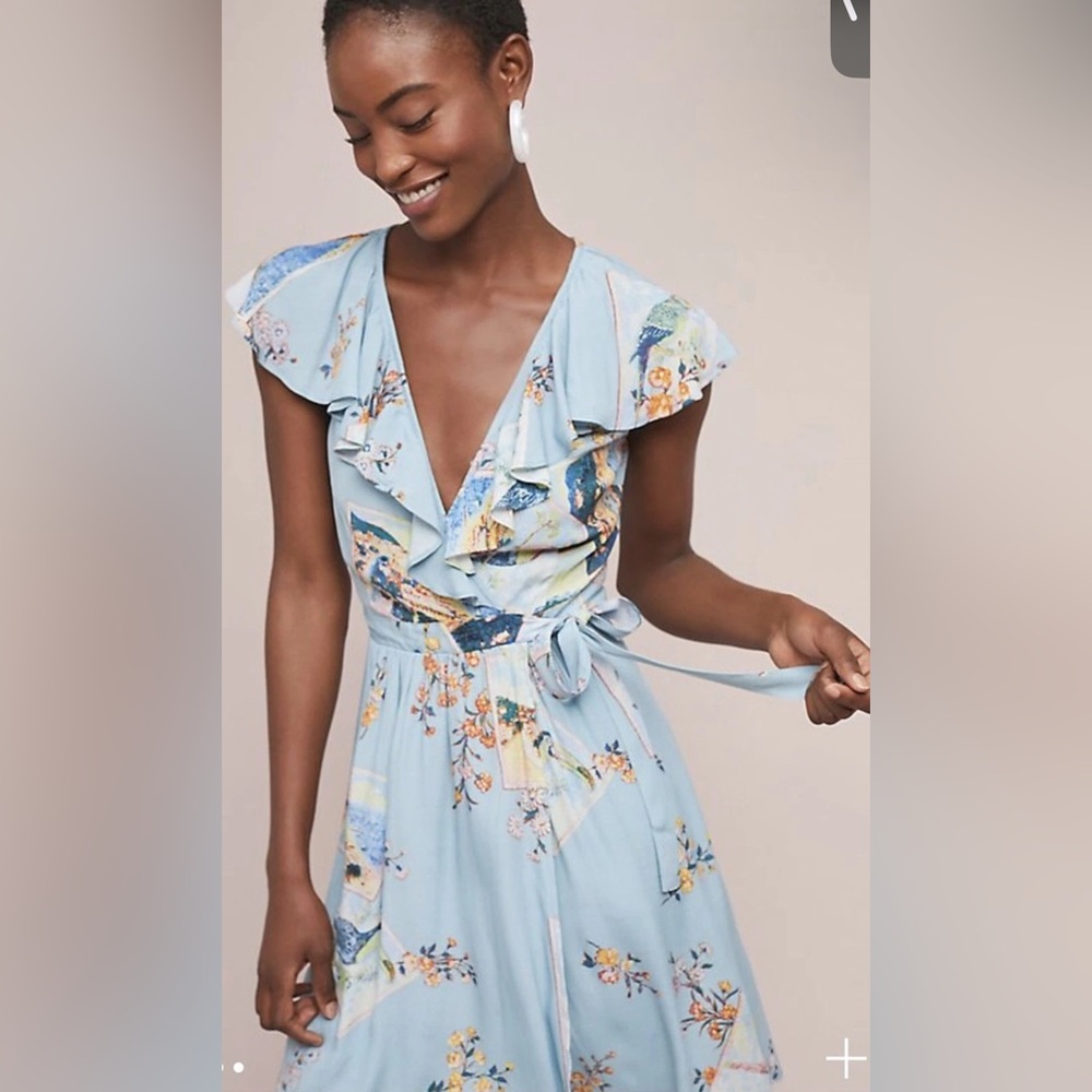 Anthropologie x Maeve ROSALIA WRAP DRESS